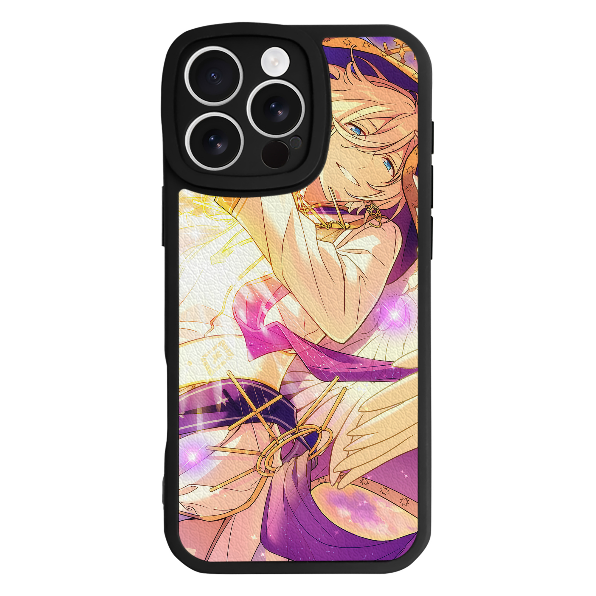 （画像用） あんさんぶるスターズ! Ensemble Stars 【iPhone 16シリーズ対応】シリコンスマホケース（レザー調） 材質：シリコン
